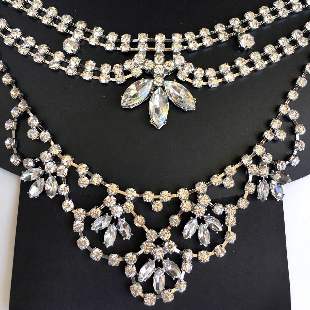 Topshop Rhinestones Necklace - Picture 4 of 5